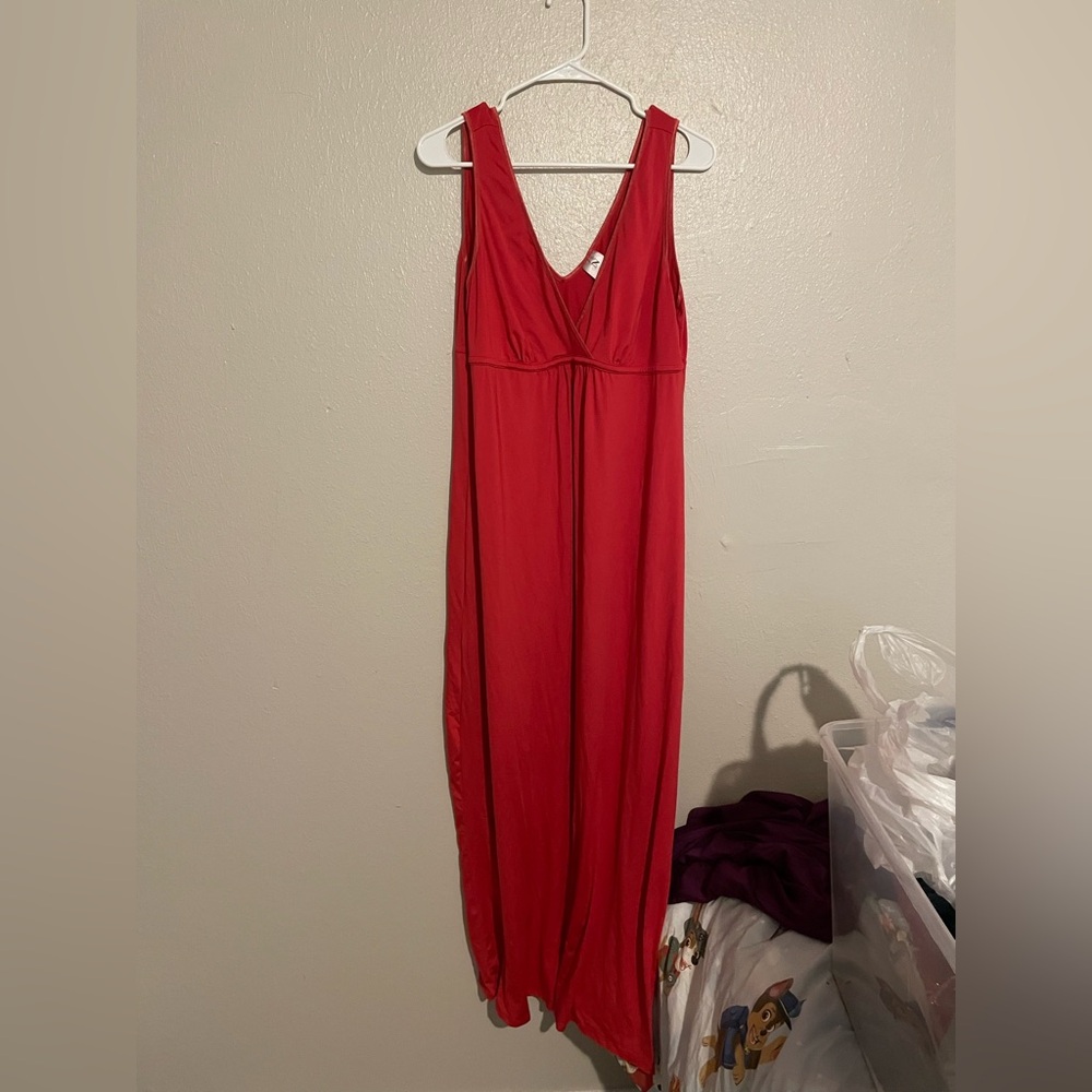 EUC Natori Long Red Nightgown